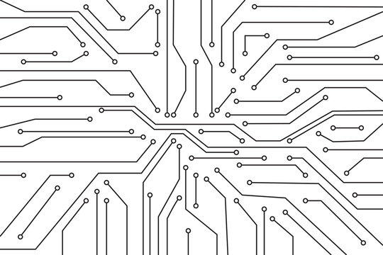 Vector micro chip, micro scheme elements design. Abstract technology, IT thematic background. Future technologies background 