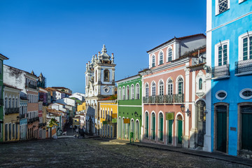 Pelourinho - Salvador, Bahia, Brazil - obrazy, fototapety, plakaty