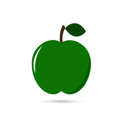 Icon apples on white background