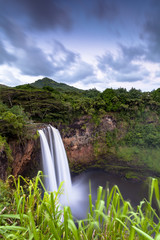 Der Wasserfall Wailua Falls auf Kauaii/ Hawaii © Florian Westermann