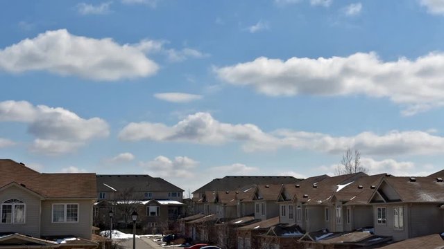 Clouds above the microdistrict