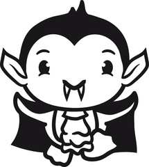 vampir monster horror halloween böse untoter küken süß niedlich klein baby kind ente vogel comic cartoon