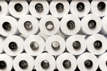 Rolls of plastic fiber for making sack