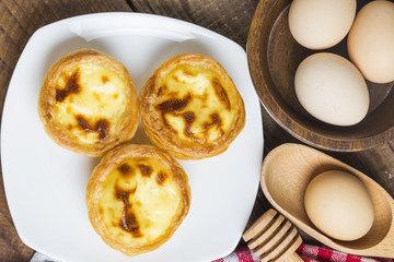 Egg Tart, put on the table Egg Tart
