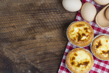 Egg Tart, put on the table Egg Tart