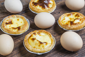 Egg Tart, put on the table Egg Tart