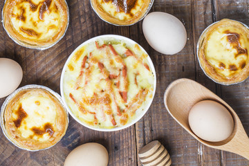 Egg Tart, put on the table Egg Tart