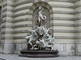 Naklejka premium Statue, Vienna, Austria