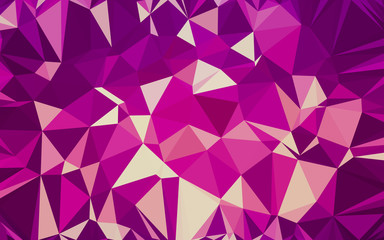 Abstract low poly background, geometry triangle