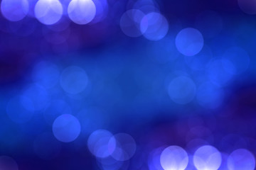 Blue bokeh background