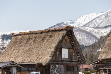 Fototapeta na wymiar Historic Village of Shirakawago