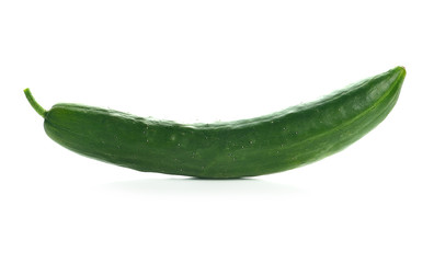 cucumber isolated on white background.