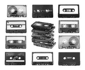 Old compact audio cassette
