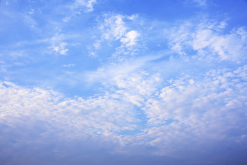Sky and clouds background.