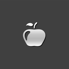 Metallic Icon - Apple