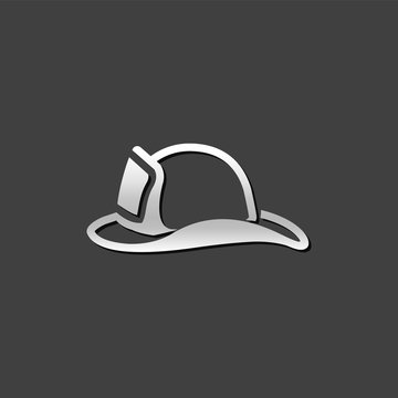 Metallic Icon - Fireman Hat