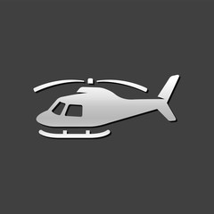 Metallic Icon - Helicopter