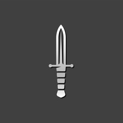 Obraz premium Metallic Icon - Knife