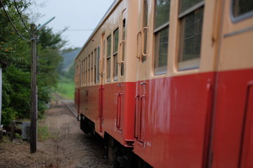 Obraz premium 小湊鉄道養老渓谷駅