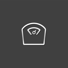 Metallic Icon - Fishing scale © puruan