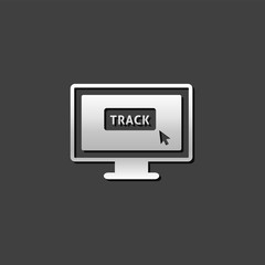 Metallic Icon - Tracking monitor