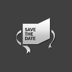 Metallic Icon - Wedding Card