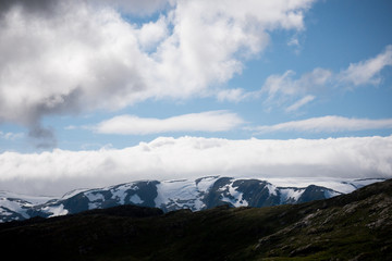 Obraz na płótnie Canvas Norway - mountain cliff in fjord