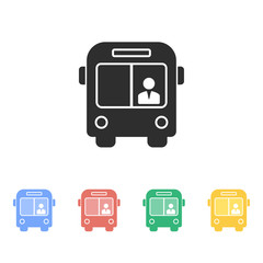 Bus - vector icon.
