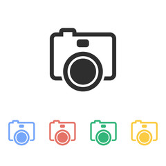 Photo - vector icon.