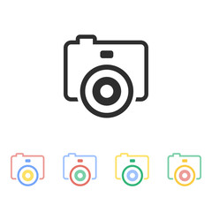 Photo - vector icon.