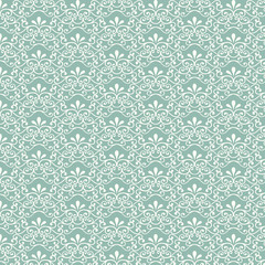 abstract seamless pattern lines curve vector green background