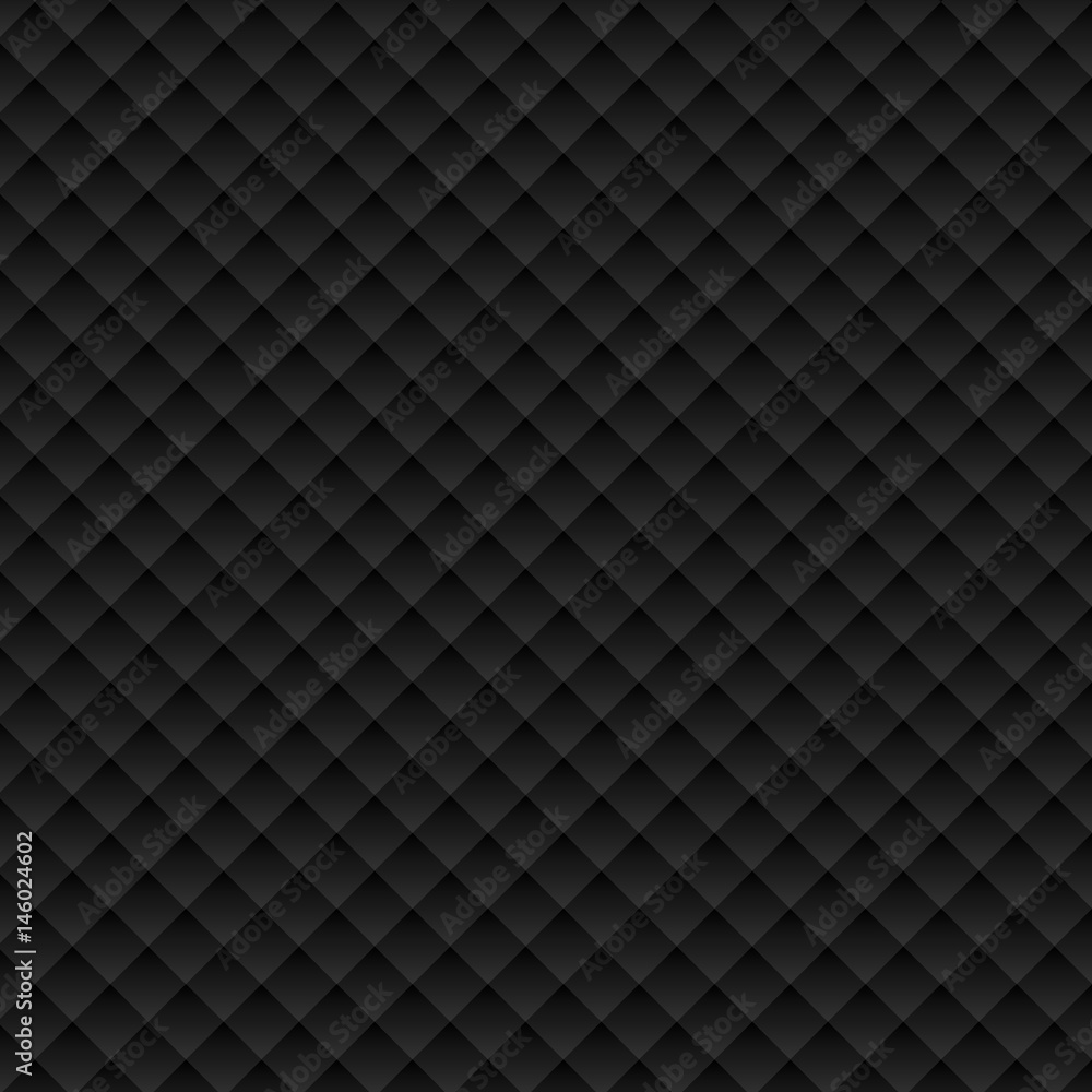 Poster vector black square seamless pattern. modern stylish texture. repeating geometric tiles