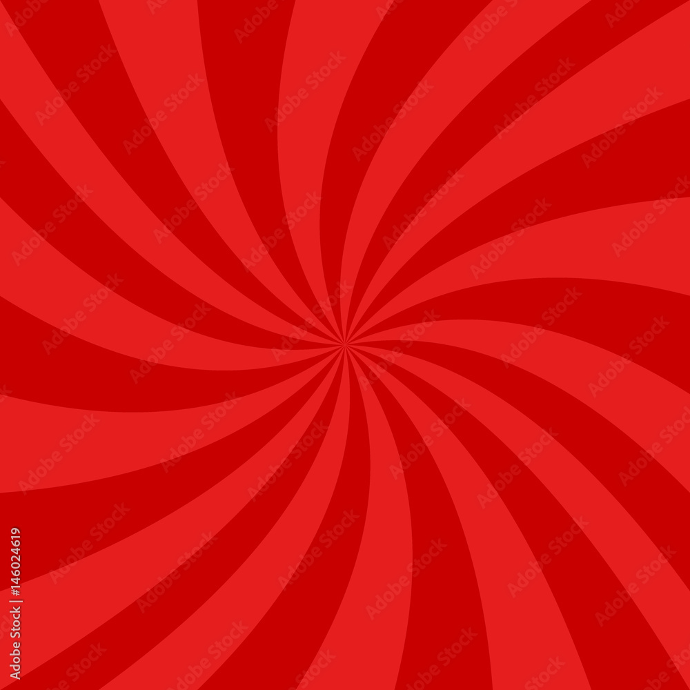 Poster red spiral design background - vector graphics