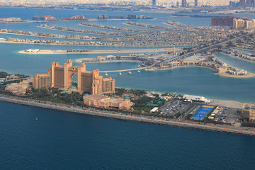 Dubai Atlantis Hotel The Palm Jumeirah Palme Insel Luftaufnahme Luftbild