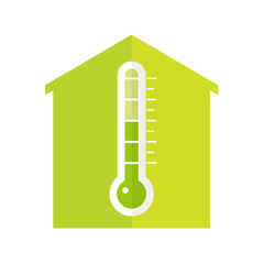 温度計と家　アイコン