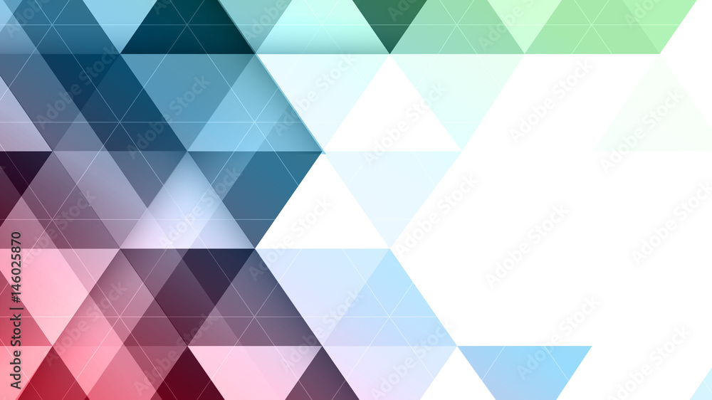 Aufkleber abstract vector background with triangular pattern.