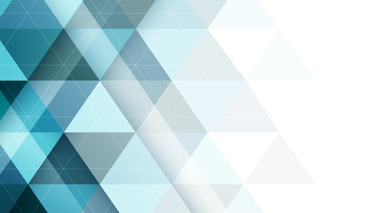 Abstract vector triangular symmetrical background.