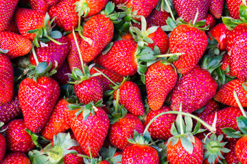 red strawberry. background