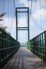 Suspension bridge in Rayong, Thailand
