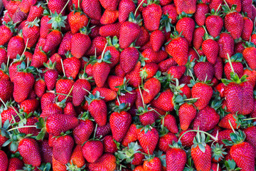 red strawberry. background