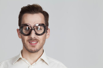 the guy in the Avia retro glasses