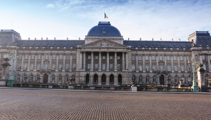 Obraz premium Old buildings and structures. Brussels, Belgium Attractions.