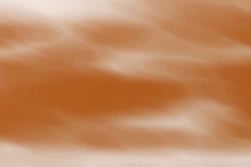 Orange abstract background with stains. Light orange horizontal gradient fill texture.