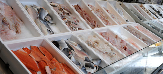 Fischverkauf Markthalle