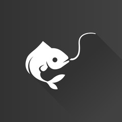 Metro Icon - Hooked fish