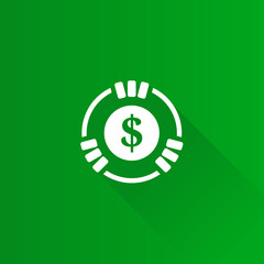 Metro Icon - Gambling coin