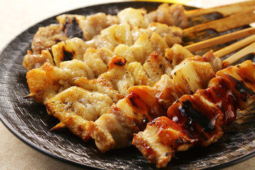 焼き鳥　Yakitori,Japanese grilled chicken