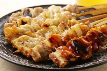 焼き鳥　Yakitori,Japanese grilled chicken