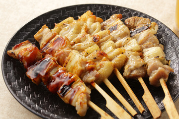 焼き鳥　Yakitori,Japanese grilled chicken