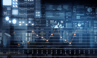Business digital infographs